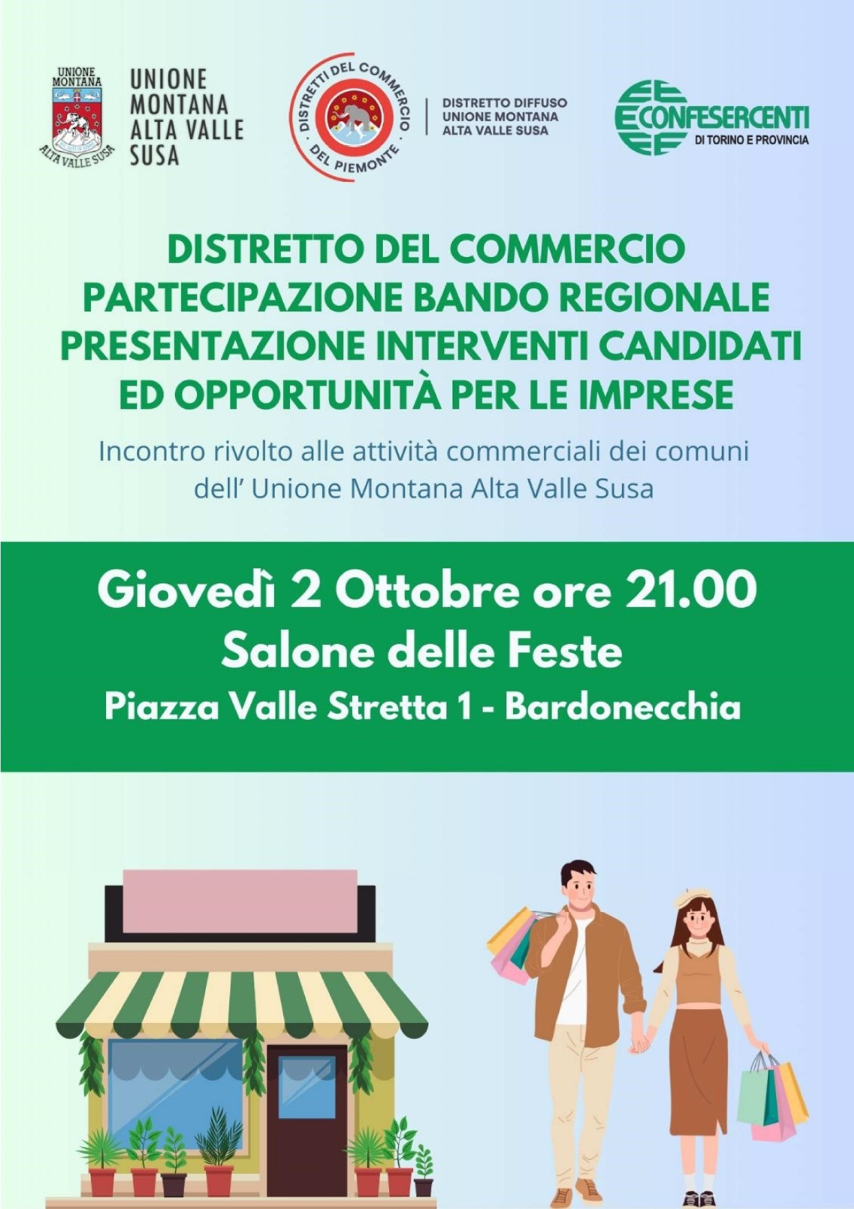 incontro attività commerciali